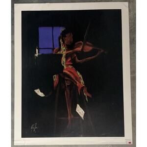 FOR THE LOVE Of by John Toms Sign Limited Edition Print African American Art